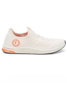 French Connection Men's Dart Slip On Sneakers White Orange FCUK Size 8
